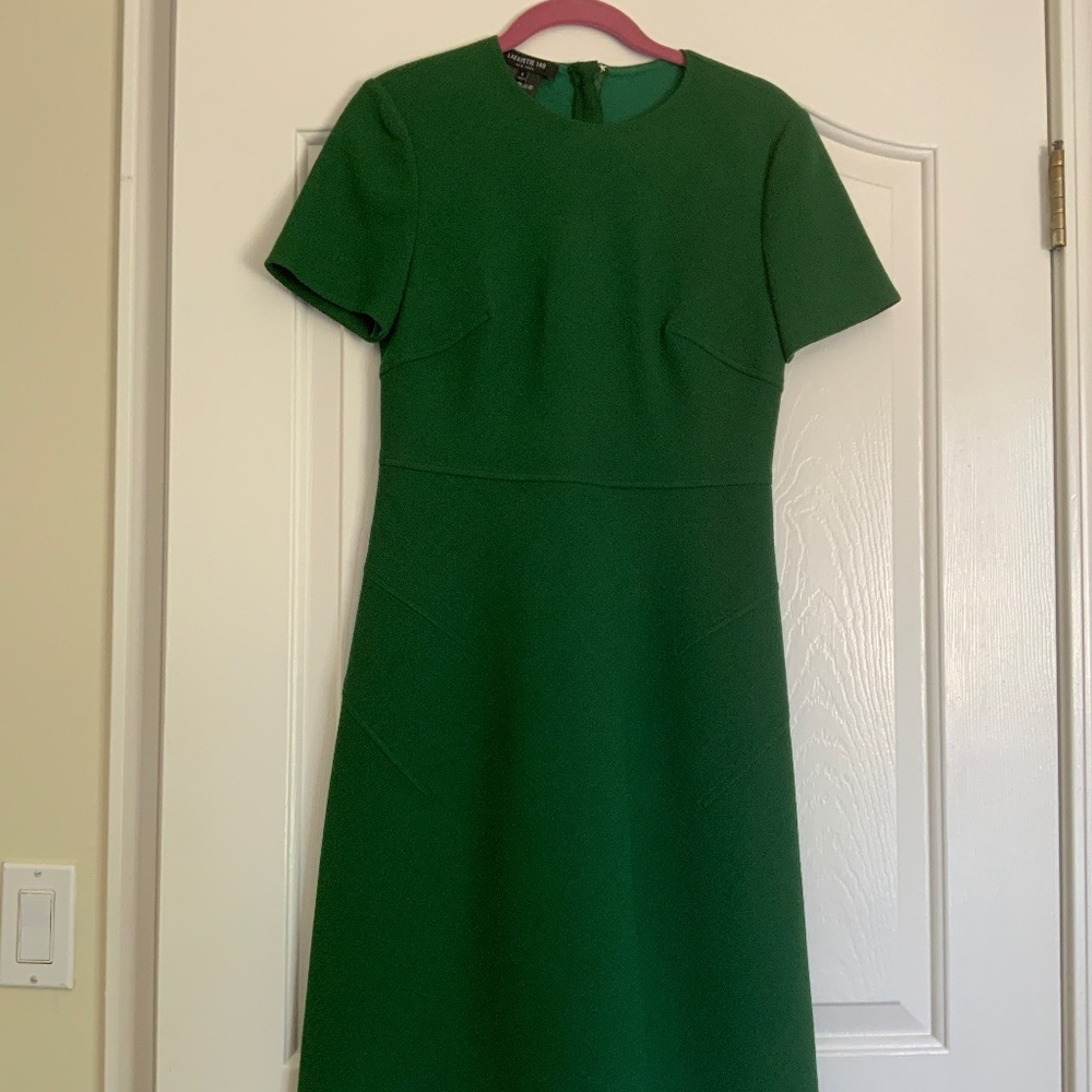 Lafayette 148 Green Dress